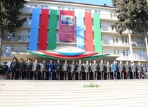 Solemn event marks 10th anniversary of naming High Military School after Heydar Aliyev. Baku, Azerbaijan, March 14, 2014