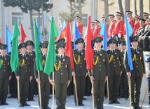 Solemn event marks 10th anniversary of naming High Military School after Heydar Aliyev. Baku, Azerbaijan, March 14, 2014