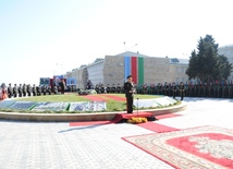 Solemn event marks 10th anniversary of naming High Military School after Heydar Aliyev. Baku, Azerbaijan, March 14, 2014