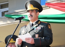 Defense Minister of Azerbaijan, Colonel-General, Zakir Hasanov. Baku, Azerbaijan, March 14, 2014