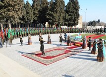 Solemn event marks 10th anniversary of naming High Military School after Heydar Aliyev. Baku, Azerbaijan, March 14, 2014