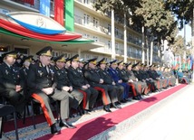 Solemn event marks 10th anniversary of naming High Military School after Heydar Aliyev. Baku, Azerbaijan, March 14, 2014