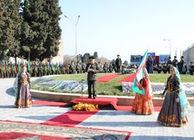 Solemn event marks 10th anniversary of naming High Military School after Heydar Aliyev. Baku, Azerbaijan, March 14, 2014