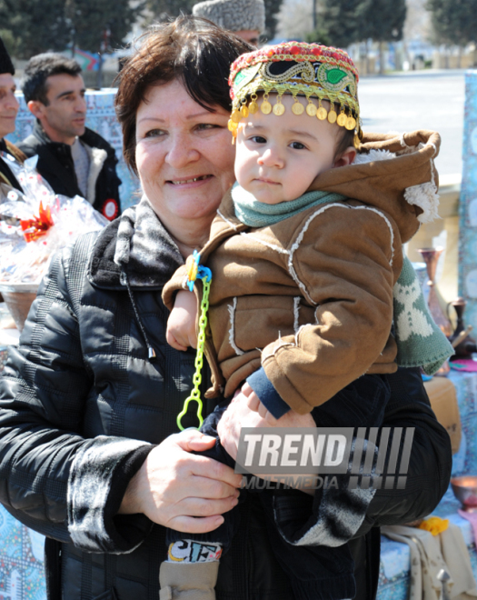 Novruz mood in Azerbaijan. Baku, Azerbaijan, March 19, 2014