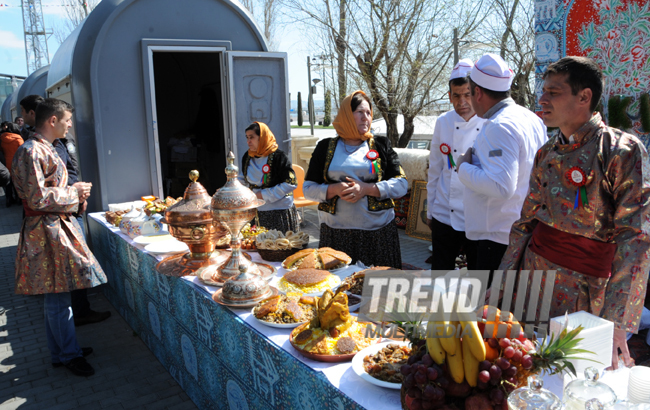 Novruz mood in Azerbaijan. Baku, Azerbaijan, March 19, 2014