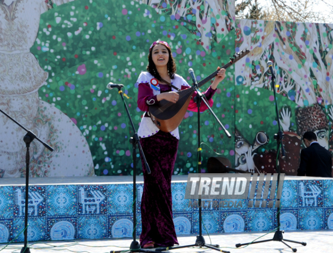 Novruz mood in Azerbaijan. Baku, Azerbaijan, March 19, 2014