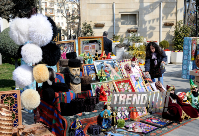 Novruz mood in Azerbaijan. Baku, Azerbaijan, March 19, 2014