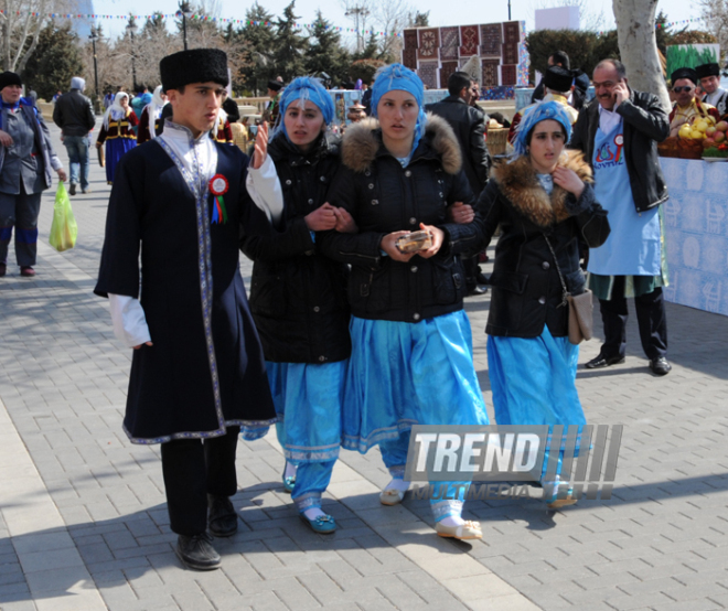 Novruz mood in Azerbaijan. Baku, Azerbaijan, March 19, 2014