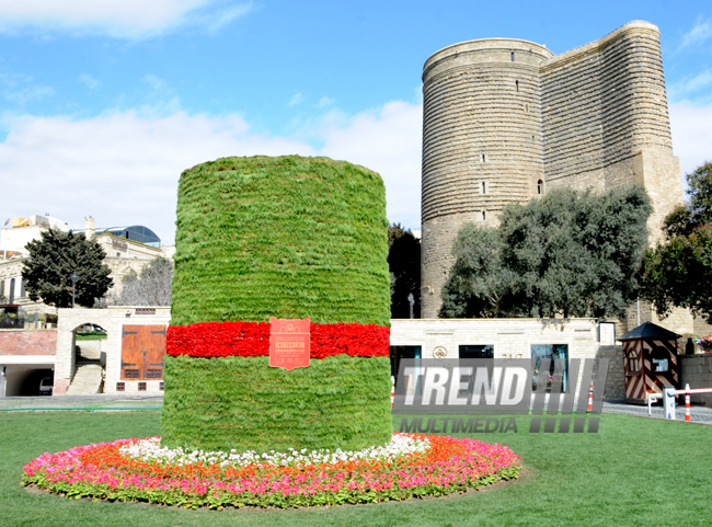 Novruz mood in Azerbaijan. Baku, Azerbaijan, March 19, 2014