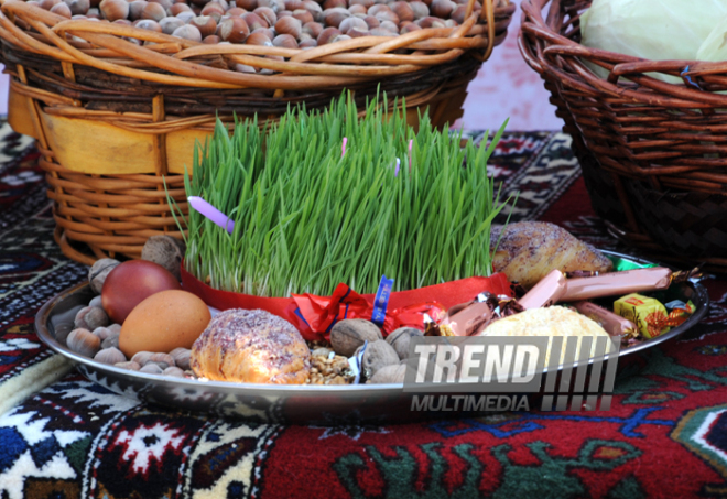 Novruz mood in Azerbaijan. Baku, Azerbaijan, March 19, 2014