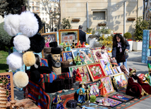 Novruz mood in Azerbaijan. Baku, Azerbaijan, March 19, 2014