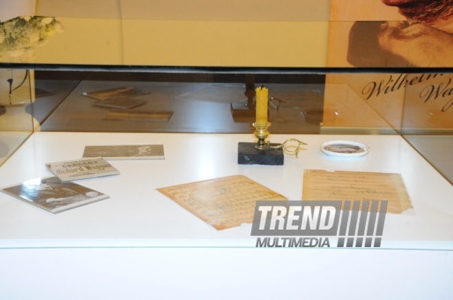 Presentation of My Life book by German composer Richard Wagner. Baku, Azerbaijan, Apr.04, 2014