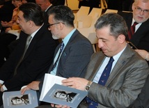 Presentation of My Life book by German composer Richard Wagner. Baku, Azerbaijan, Apr.04, 2014