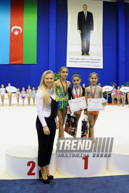 Bədii gimnastika üzrə 21-ci Bakı birinciliyi. Bakı, Azərbaycan, 12 aprel 2014