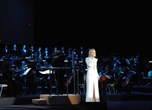 Concert of Russian People's Artist, singer Valeriya. Baku, Azerbaijan, Apr.17, 2014