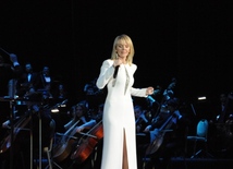 Concert of Russian People's Artist, singer Valeriya. Baku, Azerbaijan, Apr.17, 2014