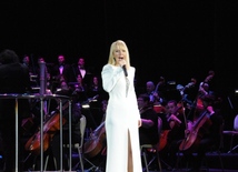 Concert of Russian People's Artist, singer Valeriya. Baku, Azerbaijan, Apr.17, 2014