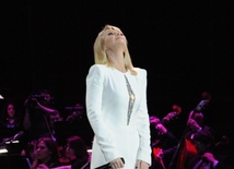 Concert of Russian People's Artist, singer Valeriya. Baku, Azerbaijan, Apr.17, 2014