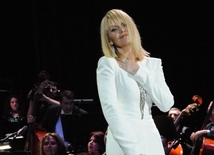 Concert of Russian People's Artist, singer Valeriya. Baku, Azerbaijan, Apr.17, 2014