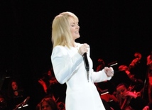 Concert of Russian People's Artist, singer Valeriya. Baku, Azerbaijan, Apr.17, 2014