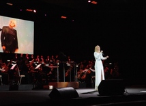 Concert of Russian People's Artist, singer Valeriya. Baku, Azerbaijan, Apr.17, 2014