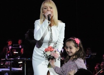 Concert of Russian People's Artist, singer Valeriya. Baku, Azerbaijan, Apr.17, 2014