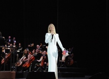 Concert of Russian People's Artist, singer Valeriya. Baku, Azerbaijan, Apr.17, 2014