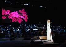 Concert of Russian People's Artist, singer Valeriya. Baku, Azerbaijan, Apr.17, 2014