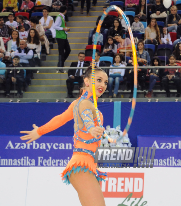 Bədii gimnastika üzrə 21-ci Azərbaycan çempionatı. Bakı, Azərbaycan, 19 aprel 2014