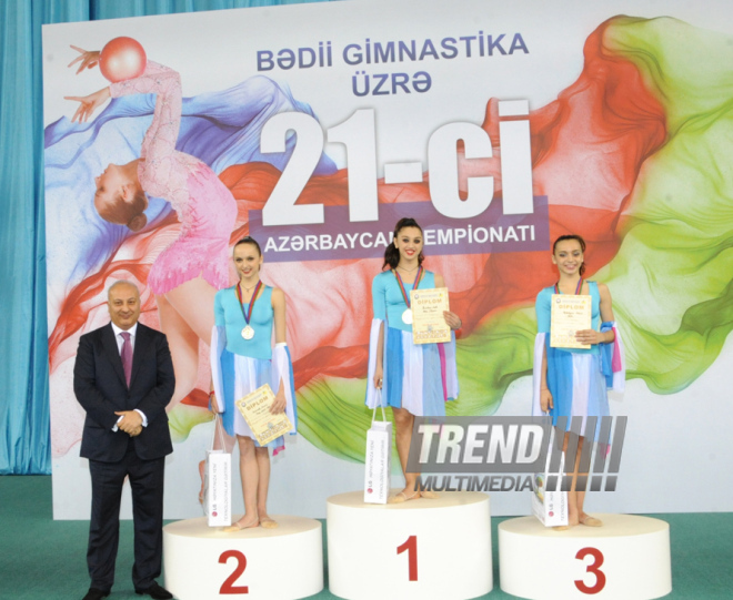 Bədii gimnastika üzrə 21-ci Azərbaycan çempionatı. Bakı, Azərbaycan, 19 aprel 2014