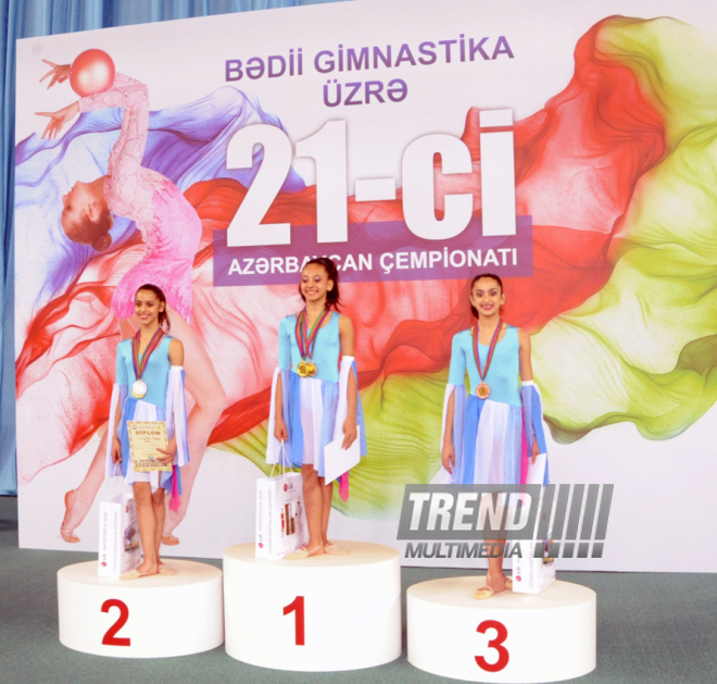 Bədii gimnastika üzrə 21-ci Azərbaycan çempionatı. Bakı, Azərbaycan, 19 aprel 2014