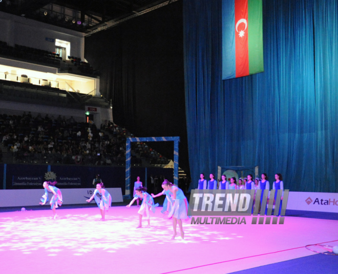 Bədii gimnastika üzrə 21-ci Azərbaycan çempionatı. Bakı, Azərbaycan, 19 aprel 2014