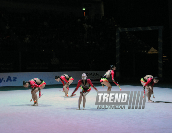 Bədii gimnastika üzrə 21-ci Azərbaycan çempionatı. Bakı, Azərbaycan, 19 aprel 2014