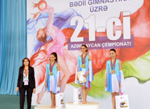 Bədii gimnastika üzrə 21-ci Azərbaycan çempionatı. Bakı, Azərbaycan, 19 aprel 2014