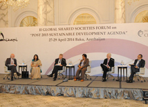 The II Global Shared Societies Forum. Baku, Azerbaijan, Apr.28, 2014