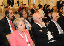 The forum is being attended by former heads of states and governments, who are the members of the Nizami Ganjavi International Center, Club of Rome and Club of Madrid, over 150 prominent public and political figures from 54 countries. Baku, Azerbaijan, Apr.28, 2014