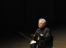 Concert of World-famous violinist Itzhak Perlman. Baku, Azerbaijan, Apr.28, 2014