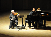 Concert of World-famous violinist Itzhak Perlman. Baku, Azerbaijan, Apr.28, 2014