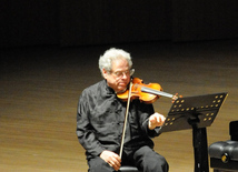 Concert of World-famous violinist Itzhak Perlman. Baku, Azerbaijan, Apr.28, 2014