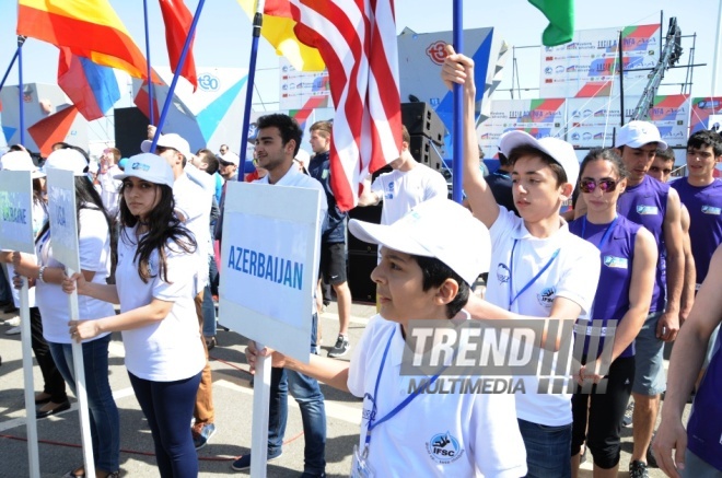 İdman dırmanması üzrə Dünya Kubokunun açılış mərasimi. Bakı, Azərbaycan, 03 may 2014