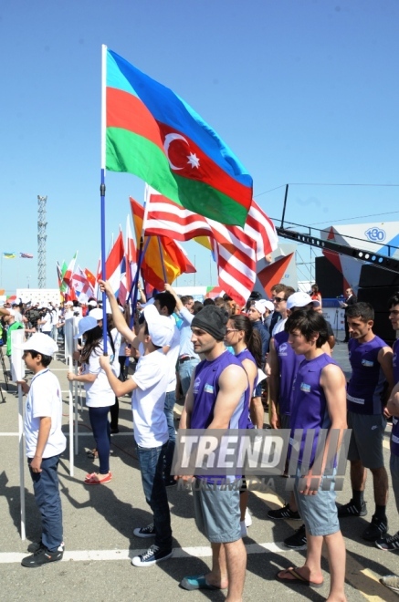 İdman dırmanması üzrə Dünya Kubokunun açılış mərasimi. Bakı, Azərbaycan, 03 may 2014