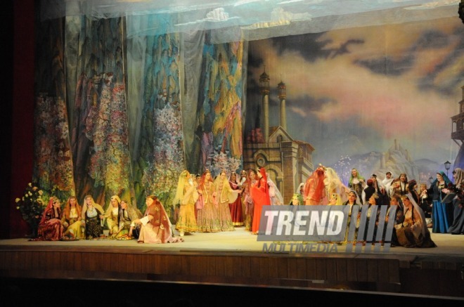 Premiere of opera "Intizar". Baku, Azerbaijan, May 04, 2014