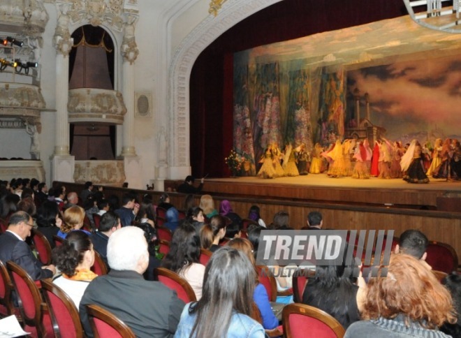 Premiere of opera "Intizar". Baku, Azerbaijan, May 04, 2014