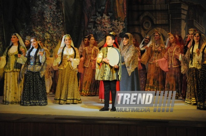 Premiere of opera "Intizar". Baku, Azerbaijan, May 04, 2014