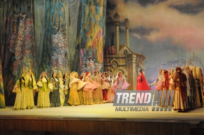 Premiere of opera "Intizar". Baku, Azerbaijan, May 04, 2014