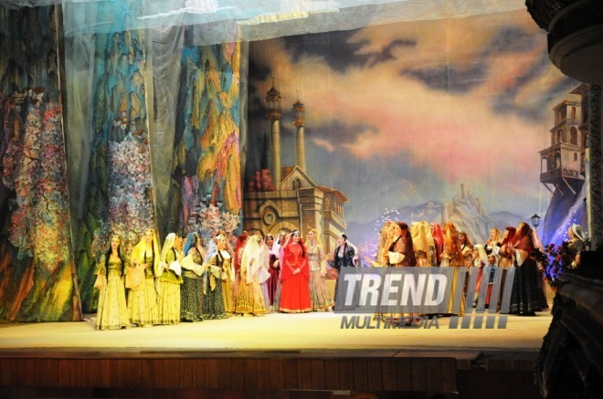 Premiere of opera "Intizar". Baku, Azerbaijan, May 04, 2014