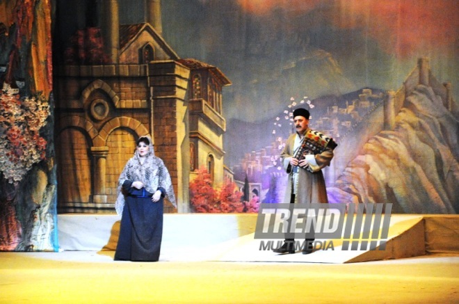 Premiere of opera "Intizar". Baku, Azerbaijan, May 04, 2014