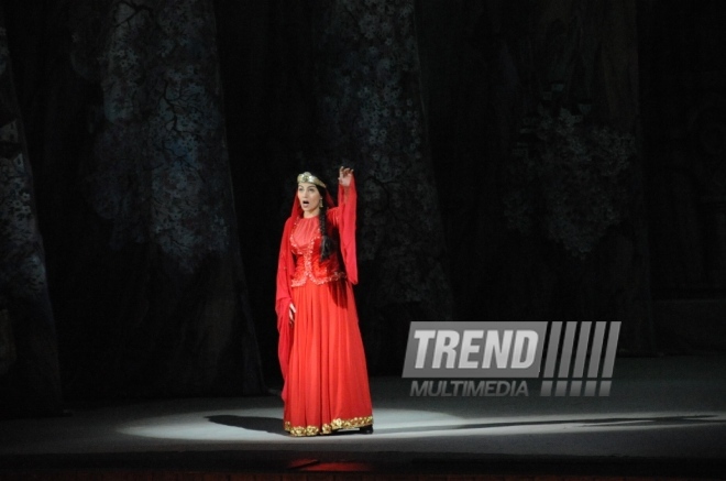 Premiere of opera "Intizar". Baku, Azerbaijan, May 04, 2014