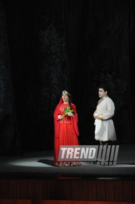 Premiere of opera "Intizar". Baku, Azerbaijan, May 04, 2014