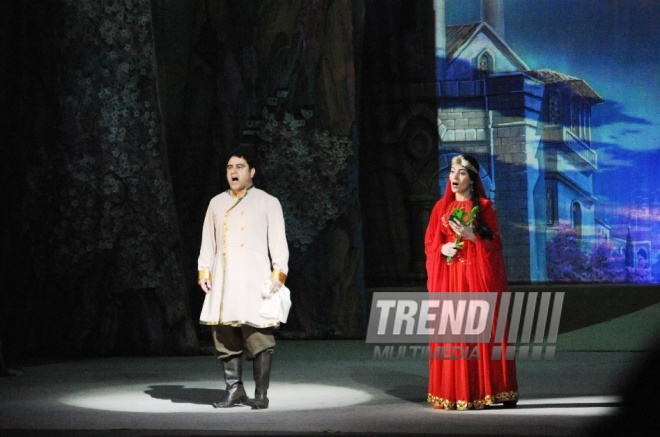 Premiere of opera "Intizar". Baku, Azerbaijan, May 04, 2014